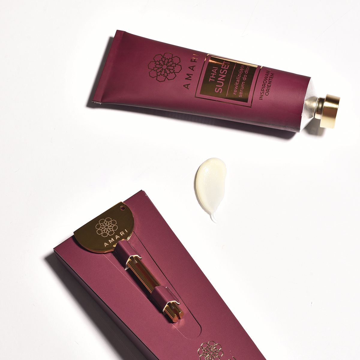 Opakowanie serum do dłoni THAI SUNSET z kluczem do tubki